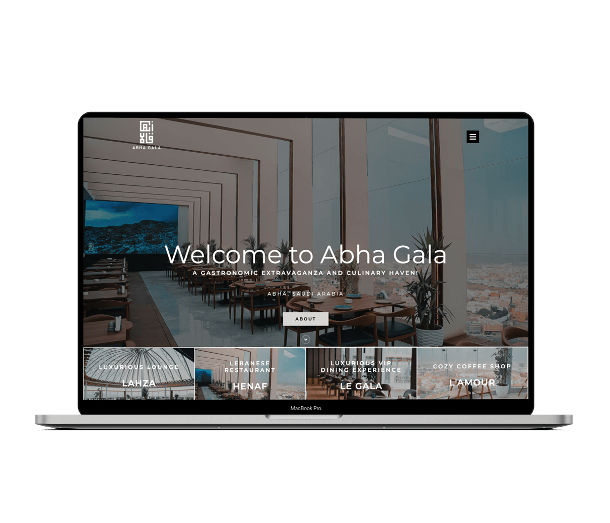 Abhagala website developed for Odindigital by Christelle Haddad