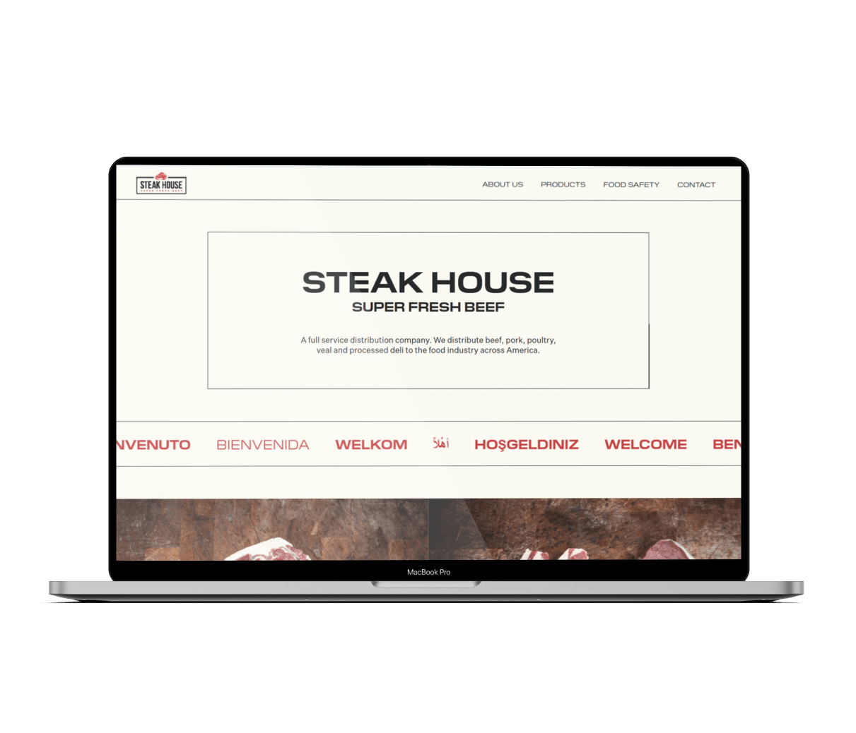 The Steakhouse Webflow Project by Christelle Haddad freelance web developer in lebanon