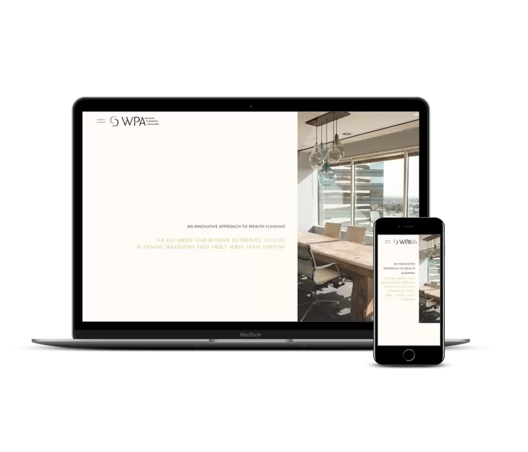 wpa site mockup