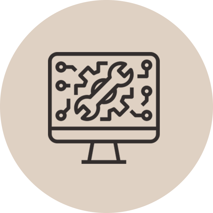 web maintenance icon